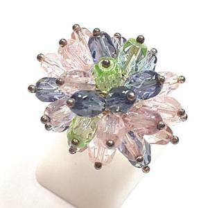 [블루케이] 실버925 레인보우크리스탈 반지240909-14