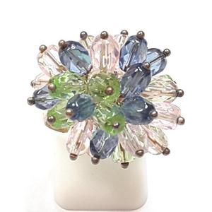 [블루케이] 실버925 레인보우크리스탈 반지240909-15