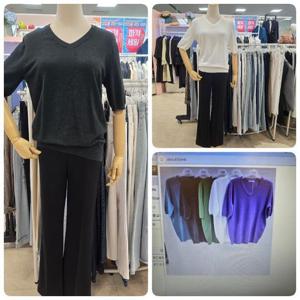 오프리미츠 HC26 가성비대비 제품짱  력셔리브이넥보들보들반팔니트티셔츠남구홈플러스 M24kt1304