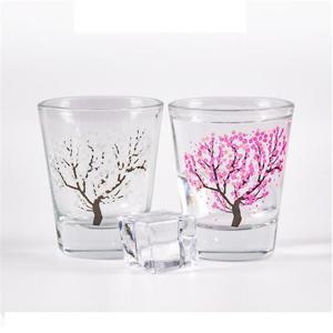 꽃피는 벚꽃 소주잔 술잔 특이한 색변하는 잔 집들이 선물