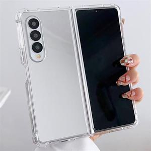 갤럭시Z폴드4 제트지 컬러 범퍼 젤리 거울 미러 핸드폰 케이스