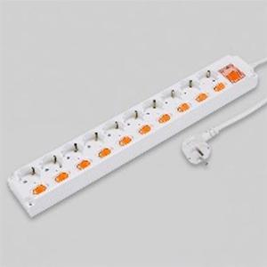 메인 개별스위치 멀티탭 콘센트 10구 2호 1.5M 16A