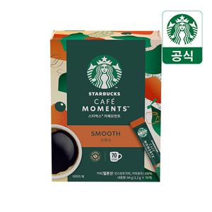 스타벅스 카페모먼트 스틱커피 70T 스무스