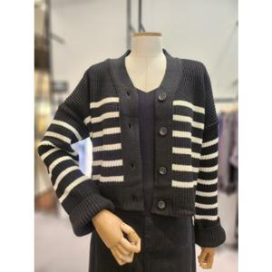 [코데즈컴바인] (CJC-CD004W9Z) 스트라이프 버튼 가디건