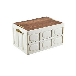 리빙박스 우드 폴딩 캠핑 테이블박스 스토리지박스 소품정리함