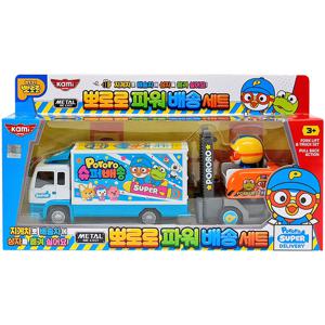 뽀로로 파워 배송 세트 27000 풀백카 자동차 완구