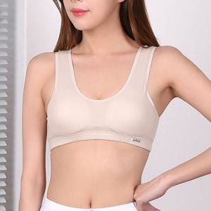 스포츠 브라 노와이어 뽕 처진 가슴 누드 편한 골프am