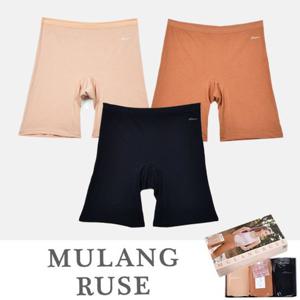 물랑루즈 부드러운 3매입 여성용 롱드로즈 팬티0079et