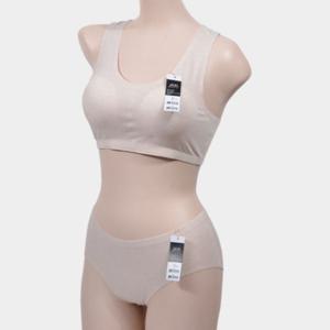 편한착용감 누디 A컵 스포츠 브라팬티세트 이너웨어