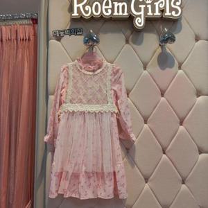 로엠걸즈 DP01 레이스 에이프런 쉬폰 원피스 RGOW2314P