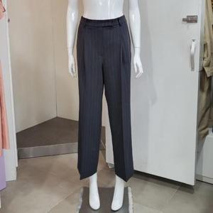 올리비아하슬러 DP01 스트라이프 핀턱 팬츠 OHDSPT403