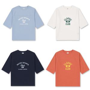 [탑텐키즈]남아) 베이직 절개 레터링 7부티 MKE3TS1001