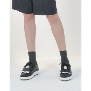 닥스 골프 여성 24FW PREMIUM 여성 그레이 펄 장식 중목 양말 DNSS4F652G2