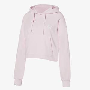 푸마 여성 클래식 크롭 후디 데일리 후드티 933157-02