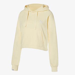 푸마 여성 클래식 크롭 후디 데일리 후드티 933157-01