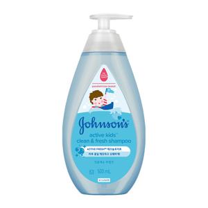 존슨즈 액티브 키즈 클린 앤 프레시 샴푸 500ml