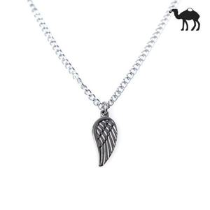 [Jbans]럭키 윙팬던트 써지컬스틸 목걸이 (C1801-AN609_SV)