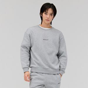 공용 밍크 기모 맨투맨 티셔츠-DFRU5124D0B