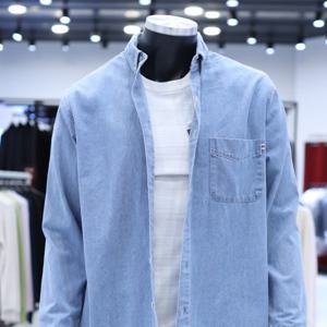 [에스티코]라이트 인디고 데님 셔츠 F2DS25513