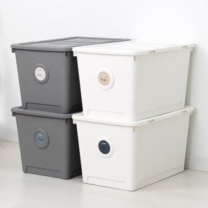 [올리빙] 도트 리빙박스 72L 4P