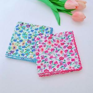 스카프 쁘띠스카프 정사각 손수건 러블리 큰 뜨게