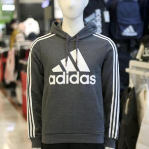 아디다스 세이브존03 [아디다스] 남성 빅 로고 에센셜 플리스 3선 기모 후드 티셔츠 AGHL2237A