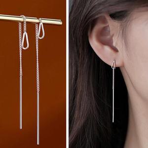 [잇백잇슈] 심플롱와이어귀걸이 14K백금도금 우아한