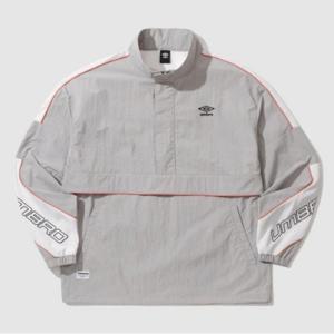 M 엄브로바람막이 CQK UP121CWT12-LGR 벨로시티 파이핑 컬러블록