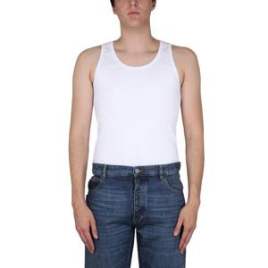 보테가베네타 남성 화이트 면 탱크탑 715042_V2I509071