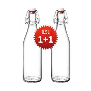 보르미올리 지아라원형 보틀 500ml 2p 카페용기 시럽 오일병 더치카페