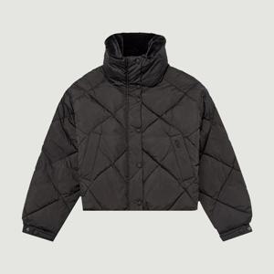 [행텐 틴즈]여성 웰론 하이넥 투웨이 퀼팅 패딩점퍼_100(10490-110-818-69)