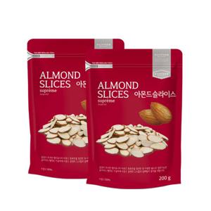 [리치팜너트]아몬드슬라이스 200g x 2팩