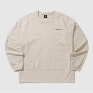 M 엄브로긴팔티 CQK UP121CFS33-BGY1 우븐 BIT 니트 맨투맨 / BG