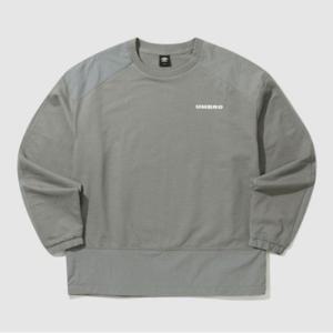 M 엄브로긴팔티 CQK UP121CFS33-GKA 우븐 BIT 니트 맨투맨 / GKA