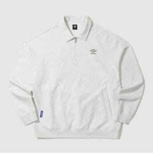 M 엄브로긴팔티 CQK UP123CFS17-OMG 에센셜 하프집업 카라 맨투