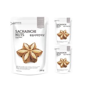 [리치팜너트]볶음사차인치넛 200g 3봉