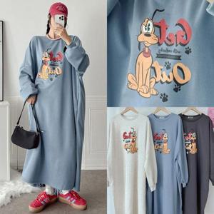 위쉬몰 NM 아웃멍멍오버핏롱원피스(T260H411) 빅사이즈