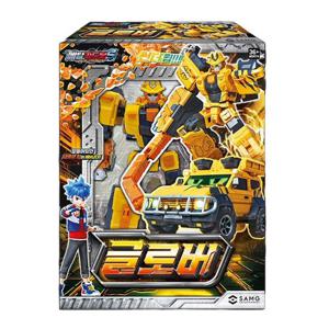 [애들랜드]SAMG 메탈카드봇S 글로버 변신 로봇 장난감