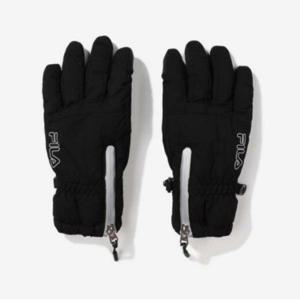 M 휠라장갑 LQC FK3GVF6303X-BLK 휠라키즈 스키 지퍼 패딩 장갑