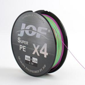 [도토로]JOF 4합사 낚싯줄 2호(100m) 멀티컬러 PE 합사라인