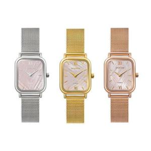 심플 디자인 데일리 여자 시계 하버 핑크 자개