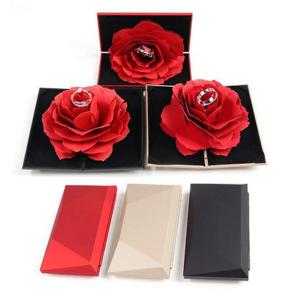 폴인로즈 하이에나 프러포즈 링 케이스 팝업 장미 반지 케이스