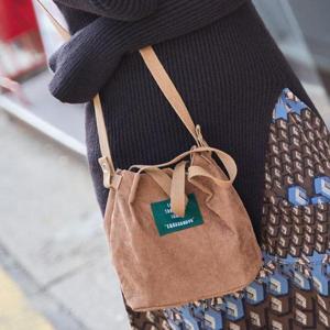 [프롬슈] 코듀로이 미니백 크로스가방 여자숄더백