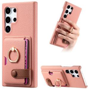 갤럭시S23 플러스 울트라 FE 가죽 카드홀더 링 거치대 케이스