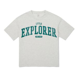 [노스페이스] 키즈 익스플로러 숏슬리브 라운드티 NT7UQ07S_OAT