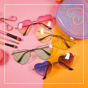 갓샵 하트 틴트선글라스 여자 패션 예쁜 유니크 썬글라스 4종