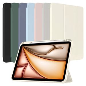아이패드에어4 5 6 7세대 11 (M2/M3) 애플펜슬 수납 젤리 스마트 커버 케이스 ID-95
