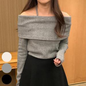 홀터넥기모오프숄더티 412T371S 빅사이즈 여성의류