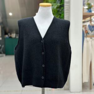 [오조크]브이넥  니트베스트/FOSFCWA522ABK_SH