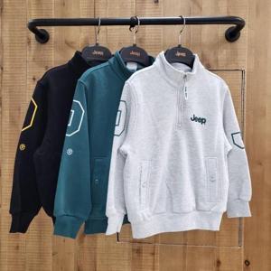 지프키즈 sh06 백 빅지프 밴드넥 맨투맨1 KO1TSU841